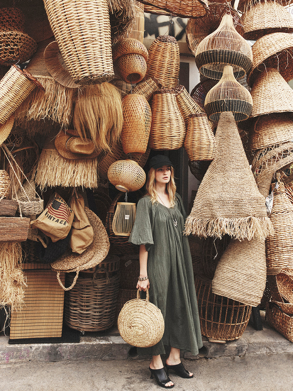 Khaki Despi Dress