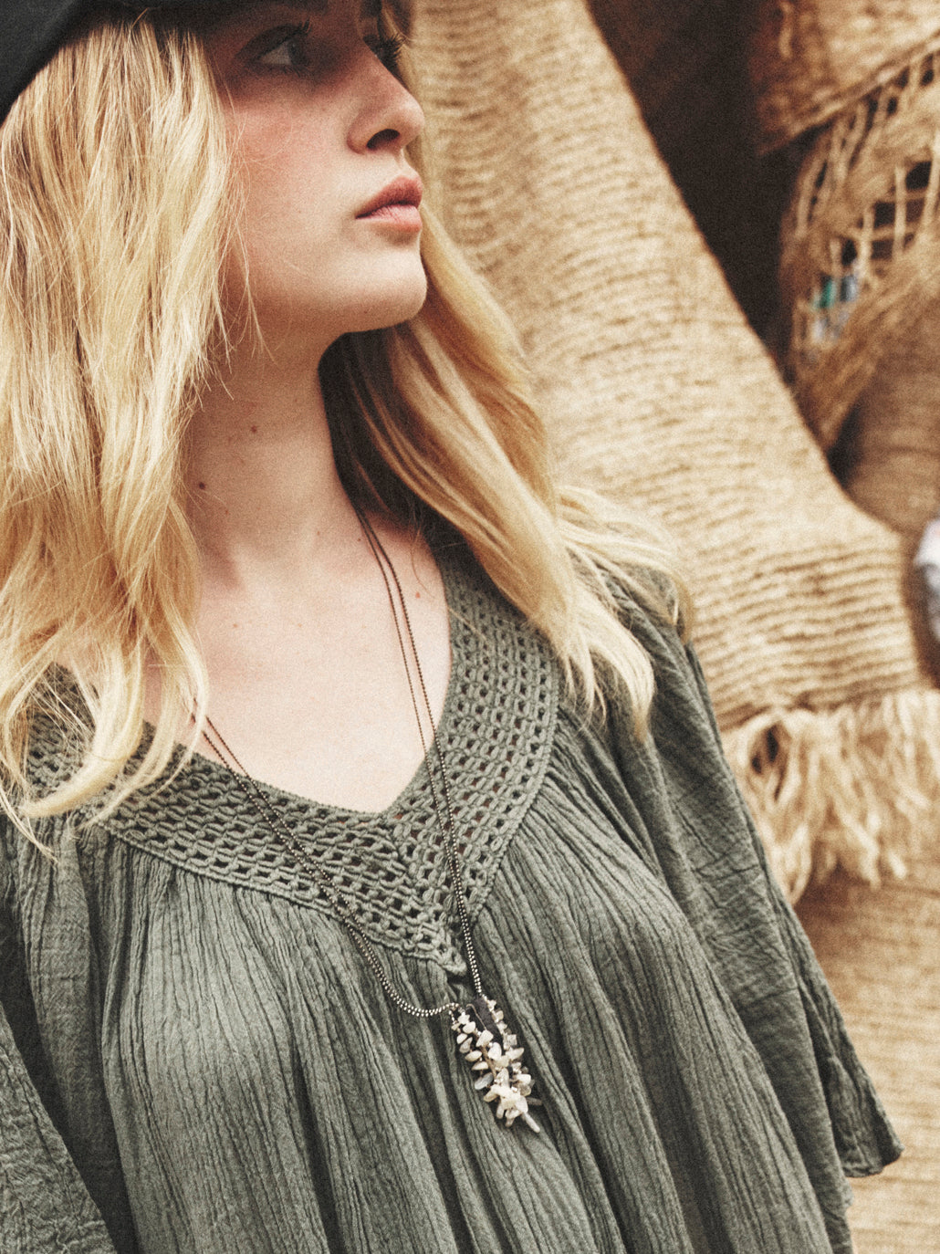Khaki Despi Dress