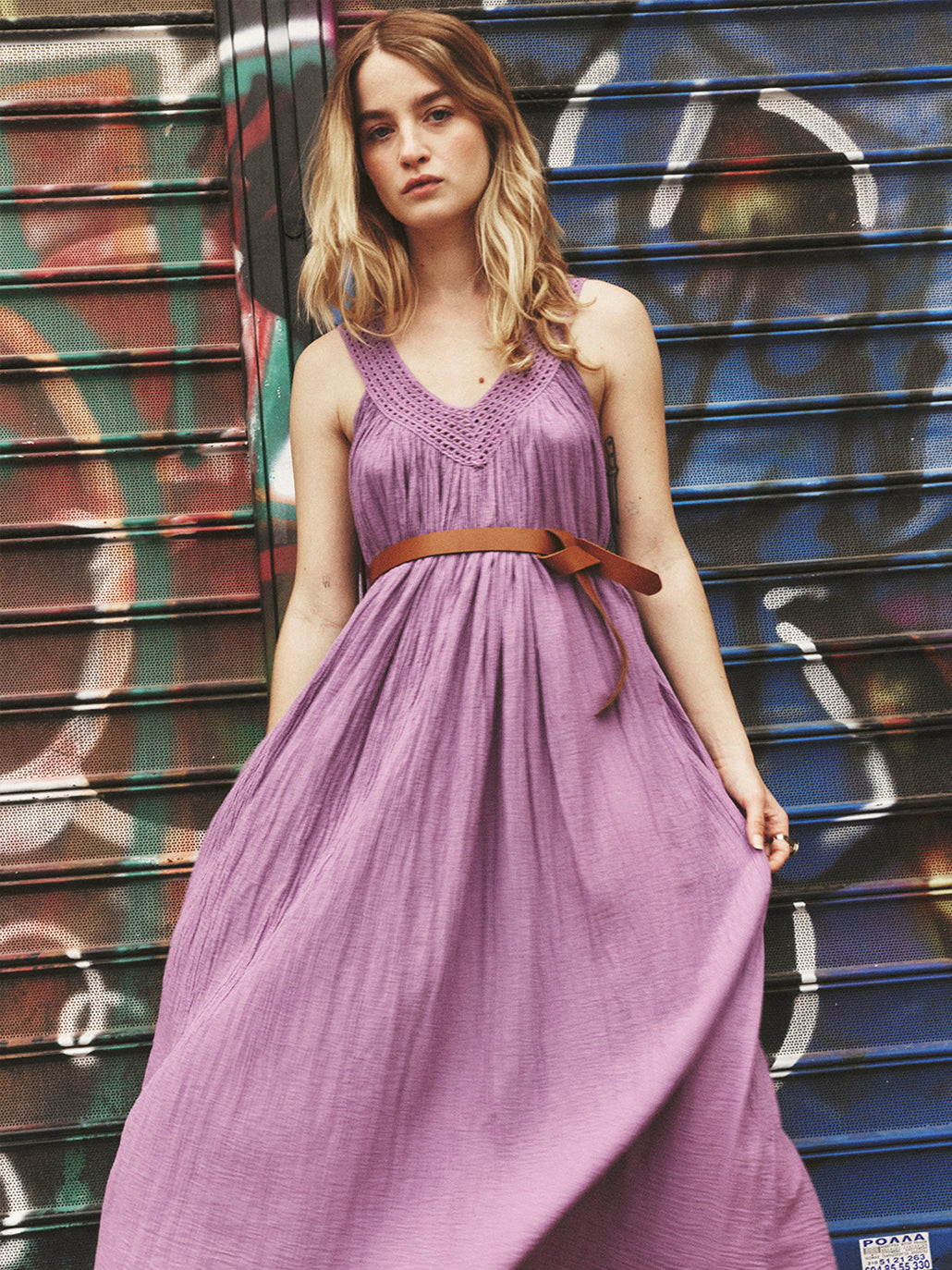 Mauve Eleni Dress
