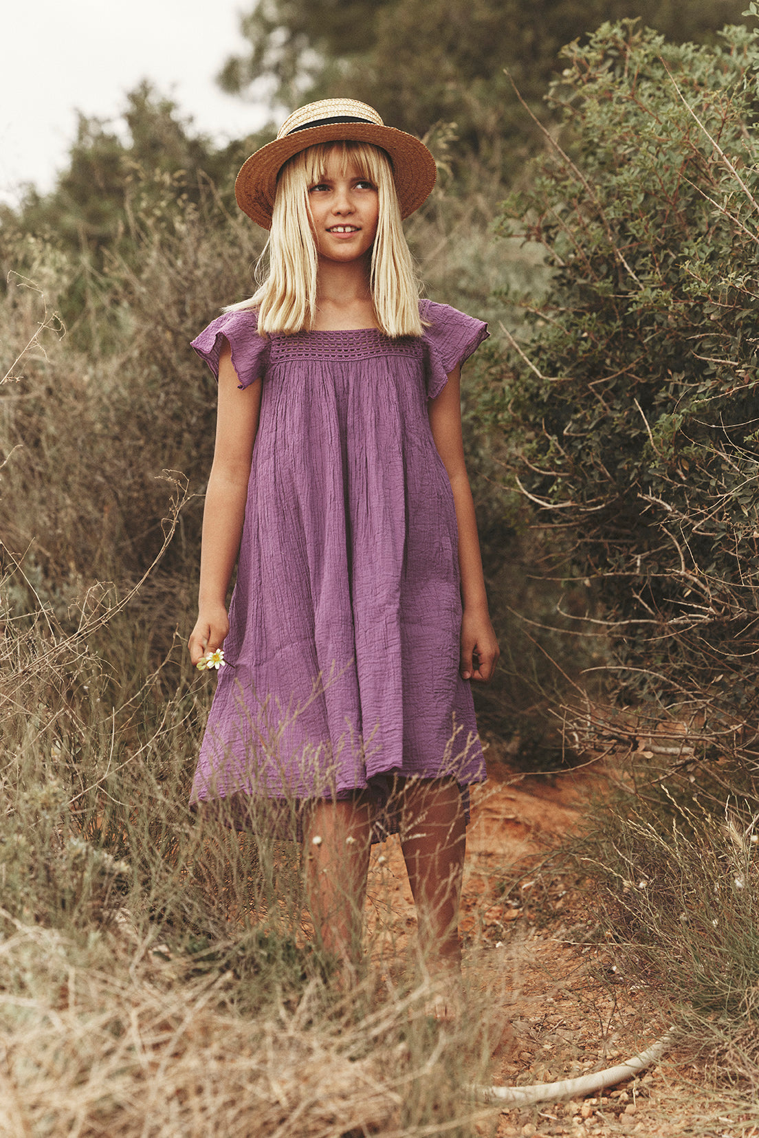 Mauve Despi Kids Dress