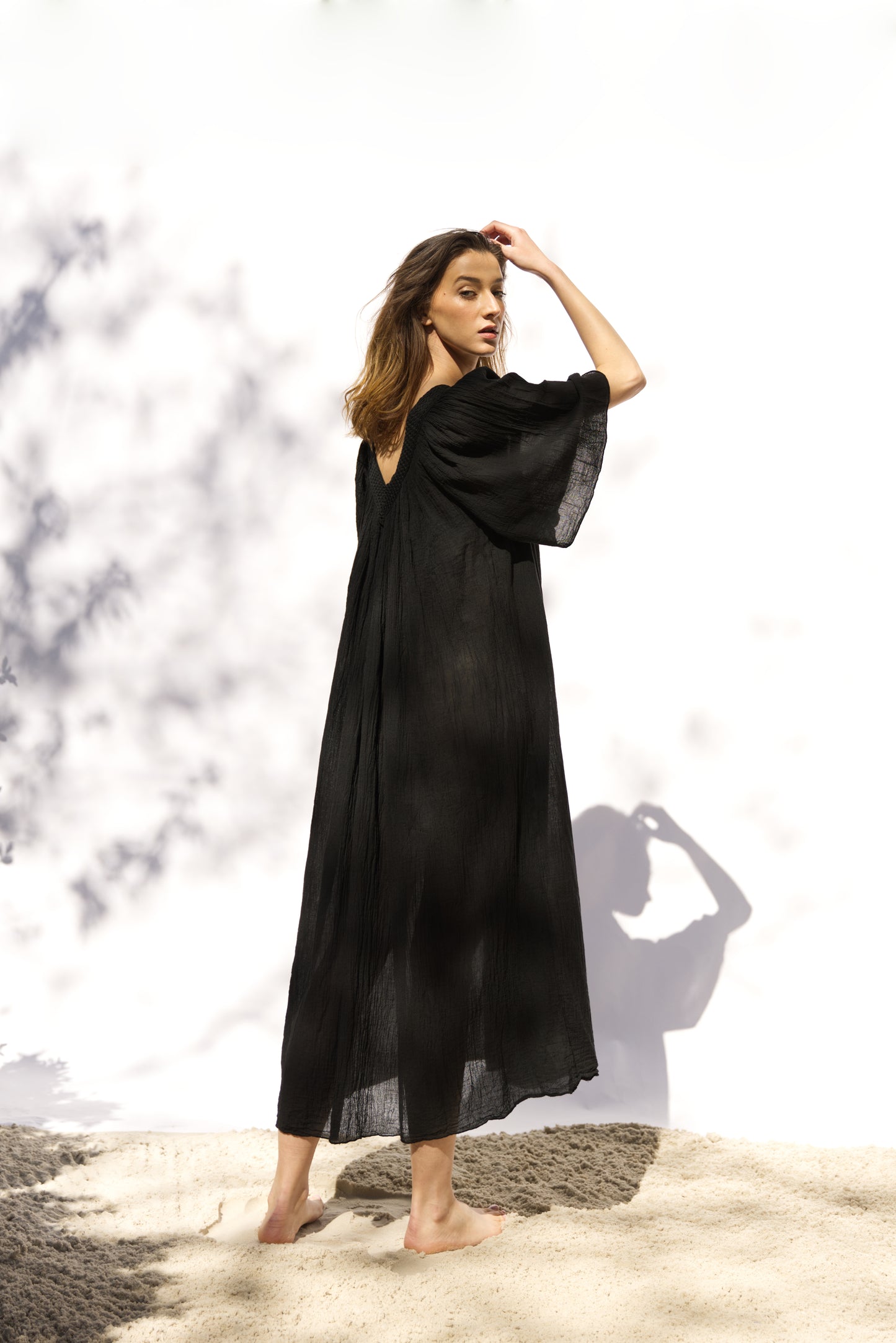 Black with sleeves