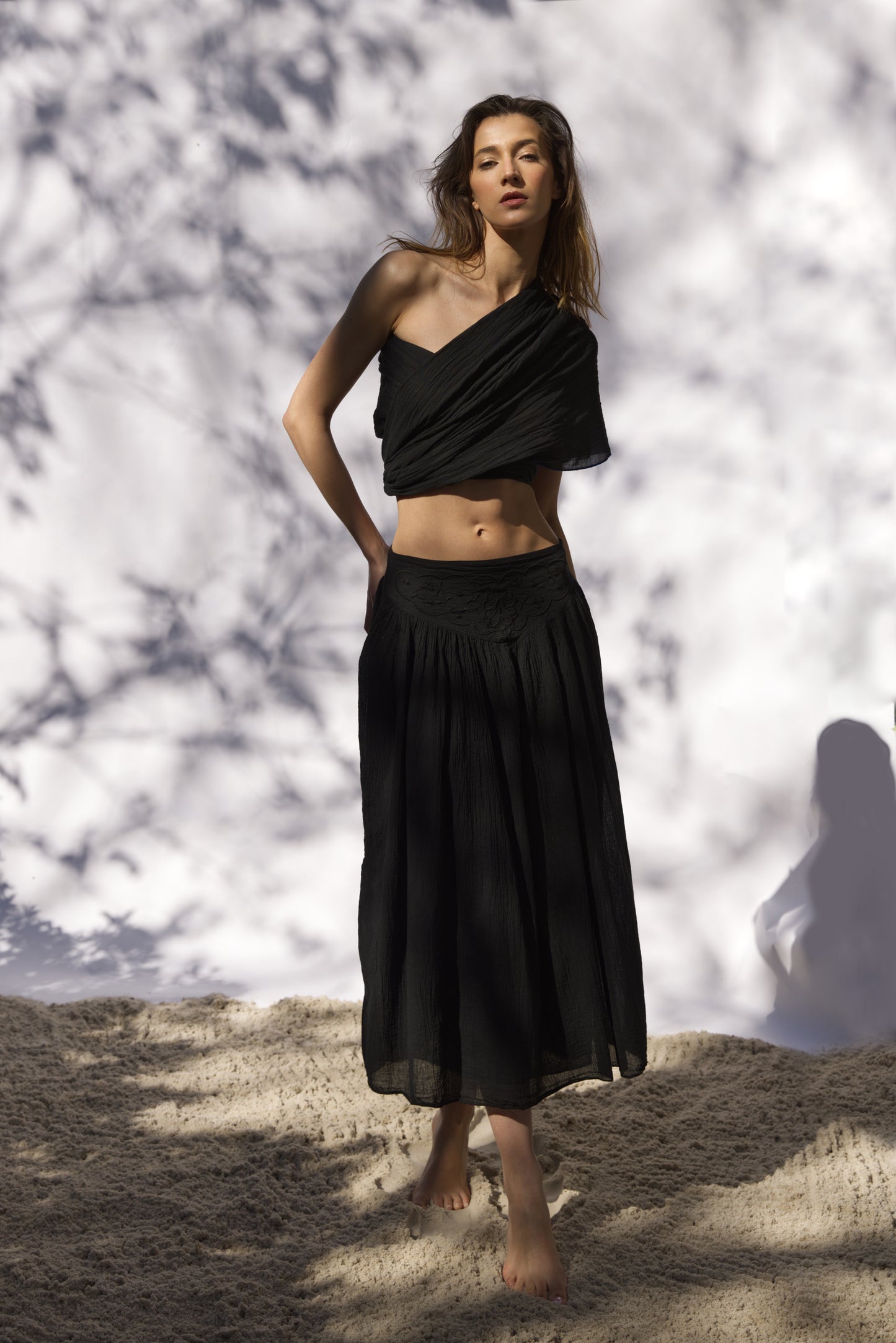 Black skirt
