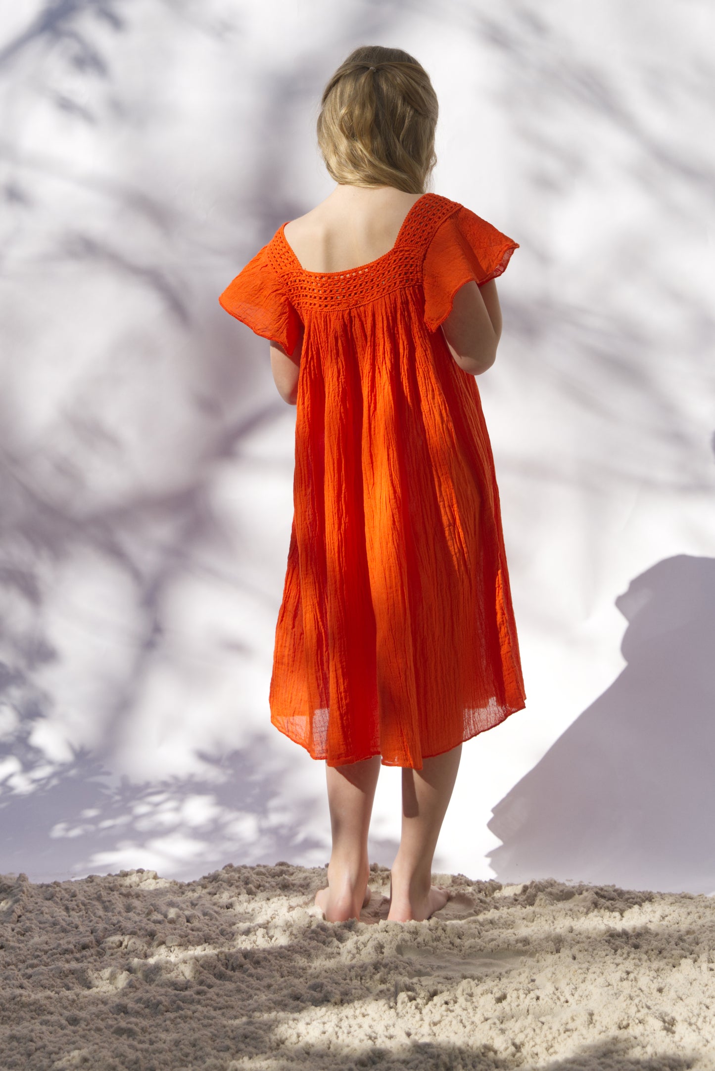 Mandarin Red Kids with sleeves