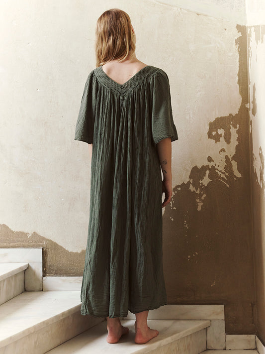 Khaki Despi Dress
