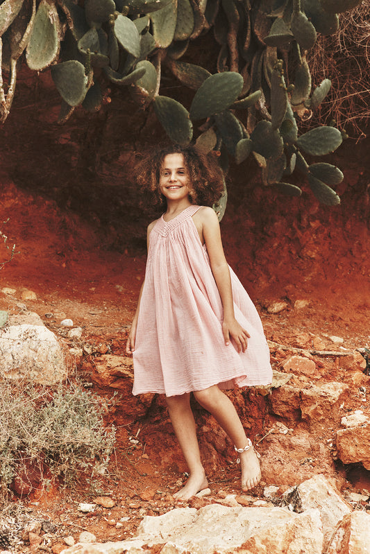 Pink Eleni Kids Dress